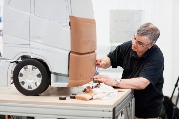 Volvo Trucks Design - Mike MacIsaac clay modeling