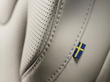 Volvo XC90 Interior - Seat leather detail